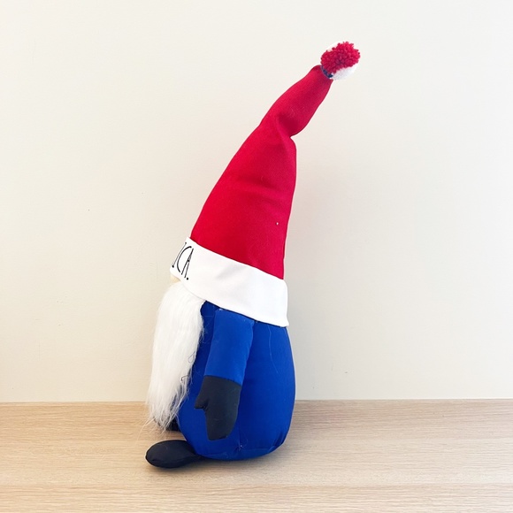 Rae Dunn 20" Gnome “America” 4th of July USA Flag Plush Star Patriotic NWT - Picture 2 of 5